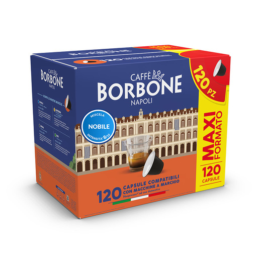 Image of Caffè Borbone Capsule per Nespresso Nobile blu Capsule caffè 120 pz
