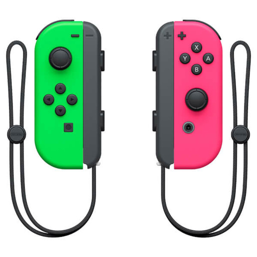 Image of Nintendo Joy-Con Nero, Verde, Rosa Bluetooth Gamepad Analogico/Digital