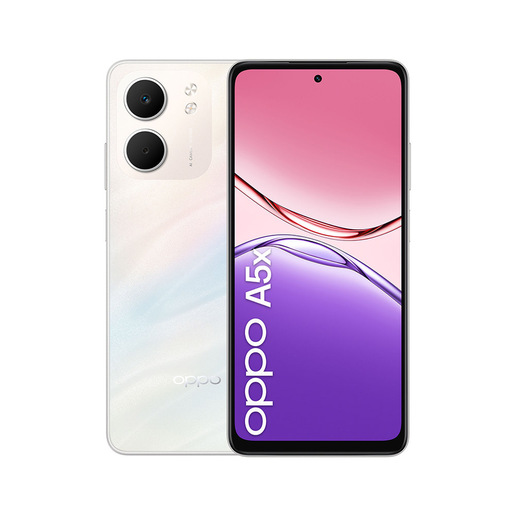 Image of OPPO A5x Smartphone, Foto AI 32MP, Frontale 5MP, Display 6.67'' 90HZ LCD HD+, 6000mAh, RAM 4(Esp1GB/2GB/4GB)+ROM 128GB (esp1TB), IP65, [Versione Italia