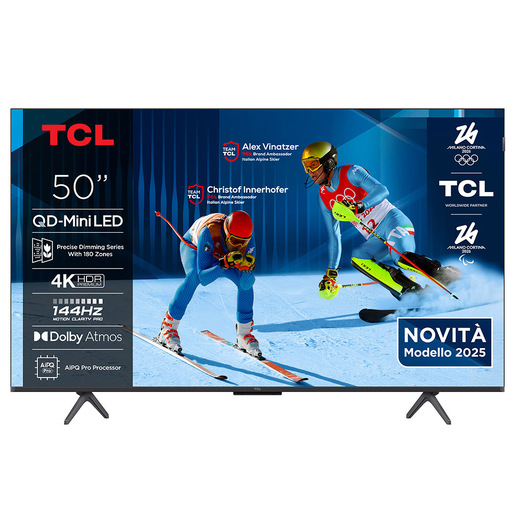 Image of TCL C6K Serie Smart TV QD-MiniLED 4K 50'' 50C6K, 144Hz, Dolby Vision IQ & Atmos, Google TV