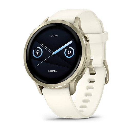 Image of Garmin Venu 4 3,05 cm (1.2'') AMOLED 41 mm Digitale 390 x 390 Pixel Touch screen Oro Wi-Fi GPS (satellitare)
