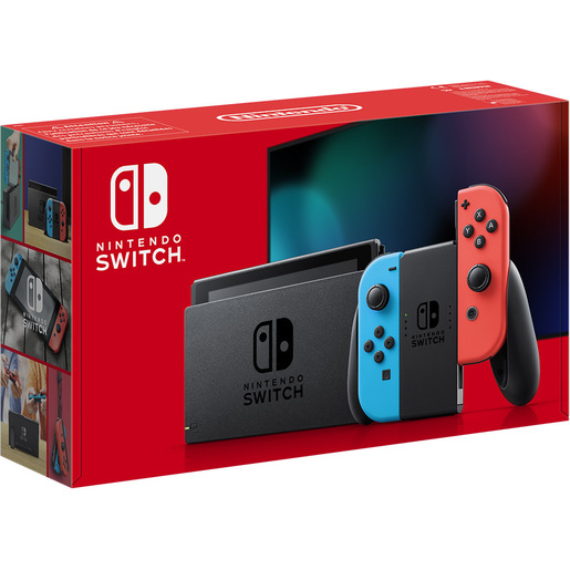 Image of Nintendo Switch Rosso Neon/Blu Neon [ed.2022], schermo 6.2 pollici cod015