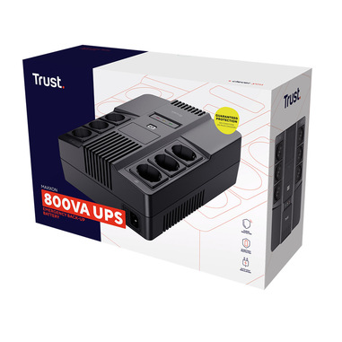 ZASCHMOY Gruppo di continuità per Modem Router, Batteria di Riserva 6000 MAh con Uscite 9 V e 12 V CC, per Modem Router Durante Interruzioni di Corrente Home Office Outdoor