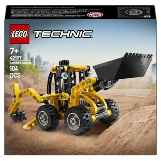 Image of LEGO Technic Scavatrice a Cucchiaia Rovescia, Giochi per Bambini 7+, Veicolo con Escavatore Posteriore, Pala e Stabilizzatori