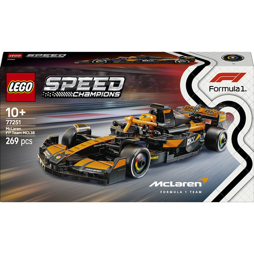 Image of LEGO Speed Champions 77251 Auto da Corsa McLaren F1 Team MCL38 Macchina Giocattolo da Collezione con Minifigure per Bambine10+