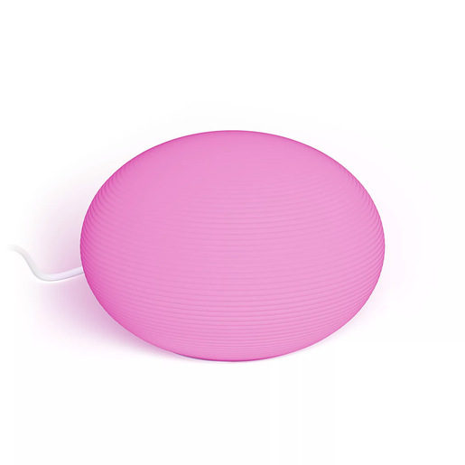 Image of Philips Hue White and Color ambiance Flourish Lampada Smart da Tavolo Bianco in Vetro