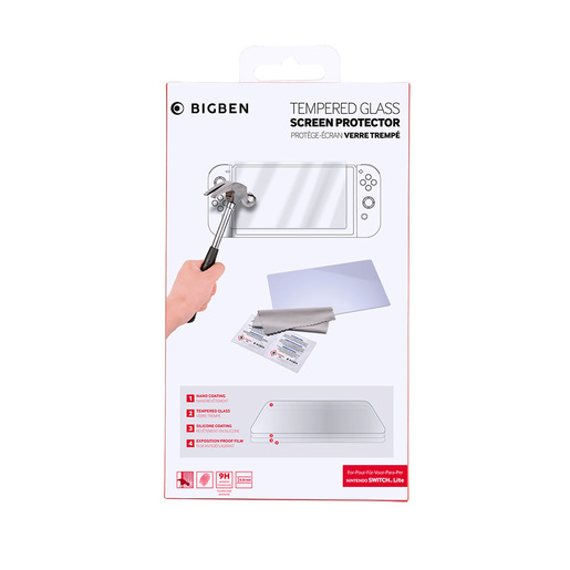 Image of Bigben Interactive SWITCH2TEMPGLASS parte e accessorio per console da gioco Protezione per schermo