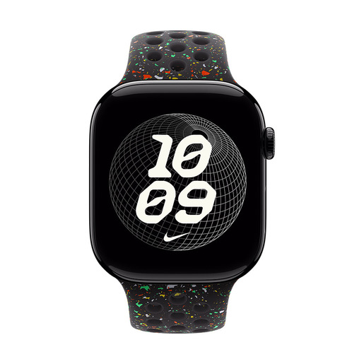 Image of Apple Cinturino Nike Sport Midnight Black (46 mm) - S/M