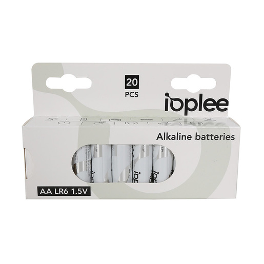 Image of IOPLEE IAALR6 Confezione 20 pcs Batteria monouso Stilo AA Alcalino