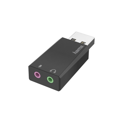 Image of Hama Scheda audio USB 2.0, 2x prese Jack microfono/cuffia, convertitor