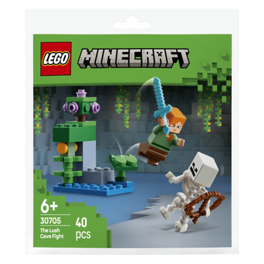 Image of LEGO Minecraft Duello nella grotta lussureggiante - 30705