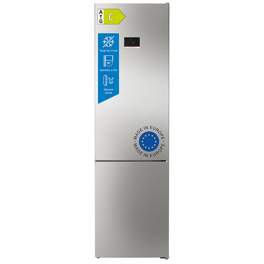 Image of Bosch Serie 6 KGN394ICF Frigorifero Combinato da libera installazione 203 X 60 cm Acciaio anti-impronta Classe C