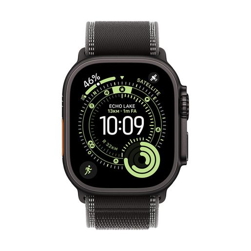 Apple Trail Loop nero/cenere (49 mm) - S/M - Titanio nero