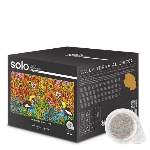 Image of Polti 50 Cialde SOLO Caffè Monorigine Tanzania