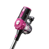 Electroline SRE2206 Scopa Elettrica Aspirapolvere A Bastone 2 In 1 Batteria Secco Hepa Senza Sacchetto 0,6 L 130 W Grigio, Rosa 2,2 Ah-image