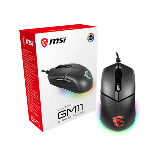 Image of MSI Clutch GM11 mouse Ambidestro USB tipo A Ottico 5000 DPI