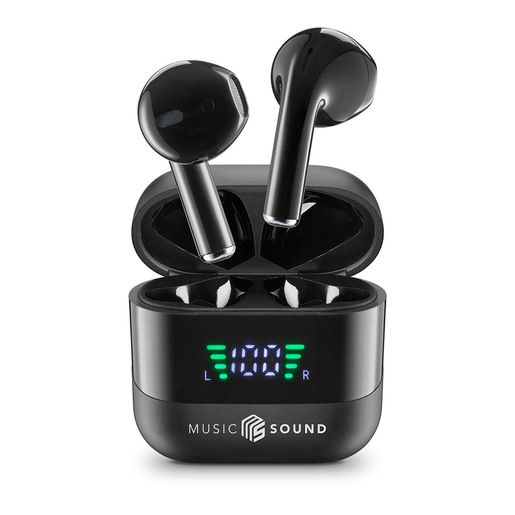 Music Sound BTMSTWSSPARKK auricolare True Wireless Stereo (TWS) In-ear Musica e Chiamate Bluetooth Nero