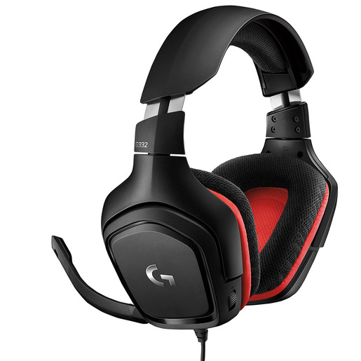 Image of Logitech G 981-000757 cuffia e auricolare Cablato A Padiglione Gaming Nero, Rosso