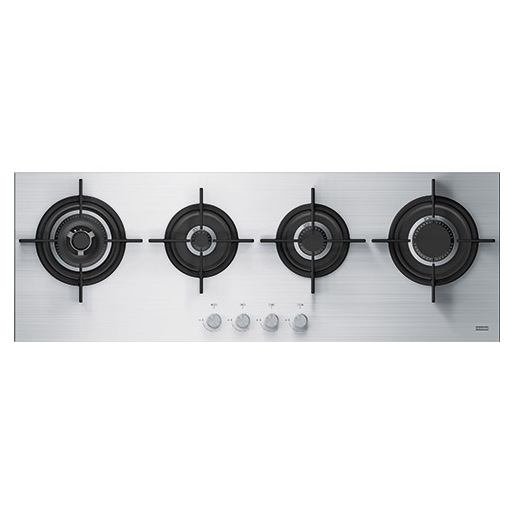 Image of Franke Crystal Steel Pro FHCR 1204 3G TC HE XA C Acciaio inossidabile Da incasso 120 cm Gas 4 Fornello(i)