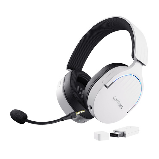 Image of Trust GXT 491W FAYZO Auricolare Con cavo e senza cavo A Padiglione Gaming USB tipo-C Bluetooth Nero, Bianco