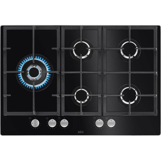 AEG PIANO GAS COMANDI FRONTALI 75 CM HKB75820NB
