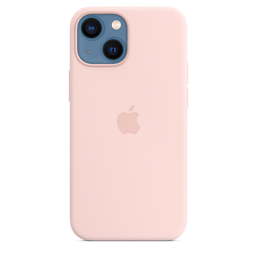 Image of iPhone 13 mini Silicone Case with MagSafe Chalk Pink