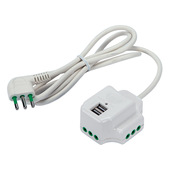 Fanton 41008 Prolunghe E Multiple 1,5 M 3 Presa(E) Ac Interno Bianco-image