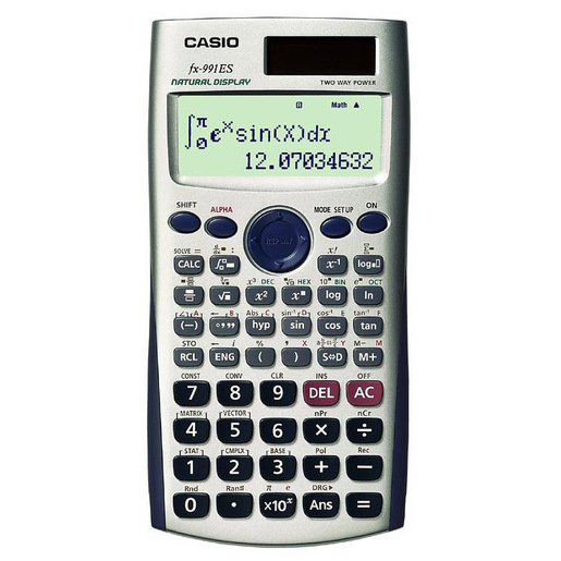 Image of Casio FX-991ES calcolatrice Tasca Calcolatrice scientifica Bianco