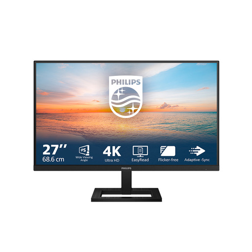 Image of Philips Serie 1000 27E1N1900AE/00 LED display 68,6 cm (27'') 3840 x 2160 Pixel 4K Ultra HD LCD Nero