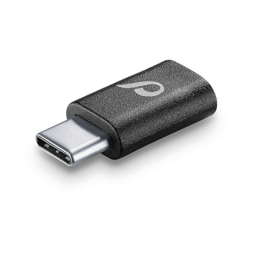 Cellularline Adattatore da MICRO USB a USB-C Converte la porta MICRO USB in USB-C