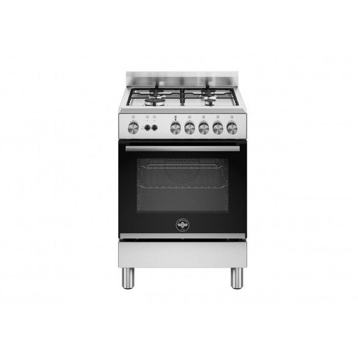 Image of Bertazzoni La Germania Futura FTR664GXV/24 cucina Elettrico/Gas Gas Nero, Acciaio inox