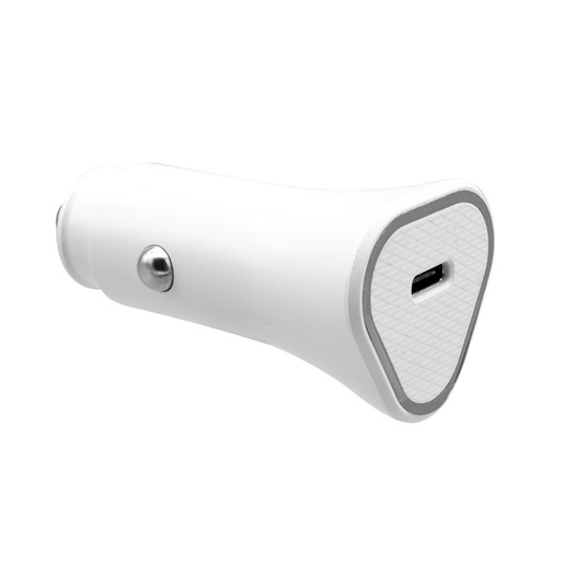 Electroline Caricatore da auto 1 porta Type C 18W Bianco