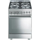 Smeg C6GMXI8-1 Cucina Elettrico Gas Acciaio Inox-image