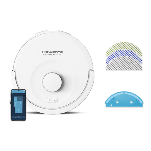 Image of Rowenta X-PLORER Serie 90 Robot, Modello Animal & Allergy, RR8777WH