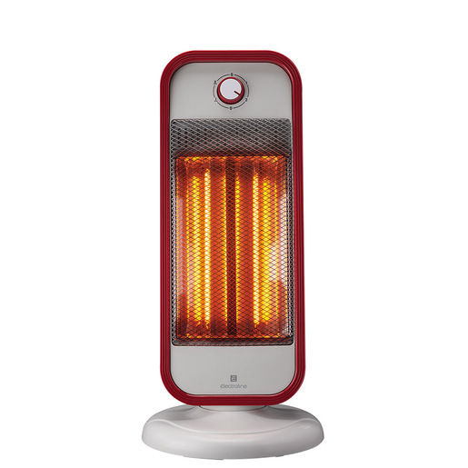 Image of Electroline CHE09R stufetta elettrica Interno Rosso, Bianco 900 W