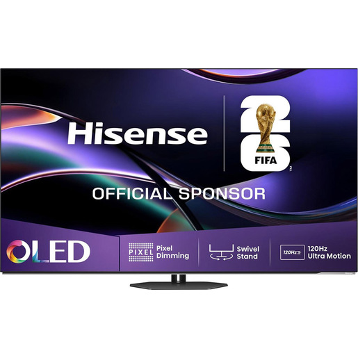Hisense 55A85Q 139,7 cm (55'') 4K Ultra HD Smart TV Wi-Fi Nero, Grigio