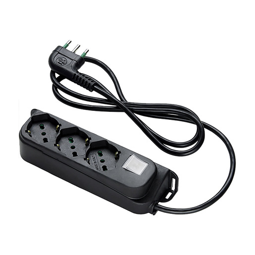 Image of FANTON 47461 prolunghe e multiple 1,5 m 3 presa(e) AC Interno Nero