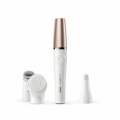 Braun Facespa Pro SE911, Bellezza Viso Epilatore Tutto-In-Uno, Incluso Epilatore Per Il Viso Con Dieci Micro Fori, Testina Tonificante E Spazzola Di P-image