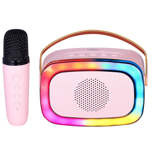 Image of Trevi XR JUMP ALTOPARLANTE KARAOKE PORTATILE 10W WIRELESS USB MICRO SD AUX-IN XR 8A01 MINIPARTY ROSA