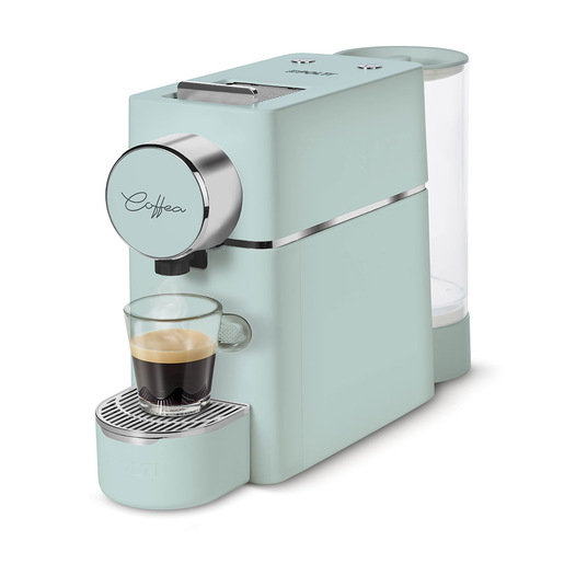 Image of Polti Coffea S18G, macchina per caffè a cialde E.S.E. da 44 mm, 0,85 l, verde acqua