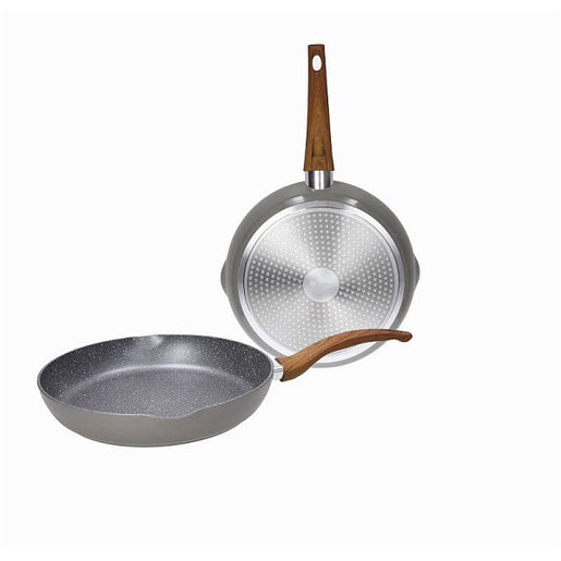 Image of Tognana Porcellane set 2 padelle con becchi da 24+28 cm in alluminio forgiato Natural Love