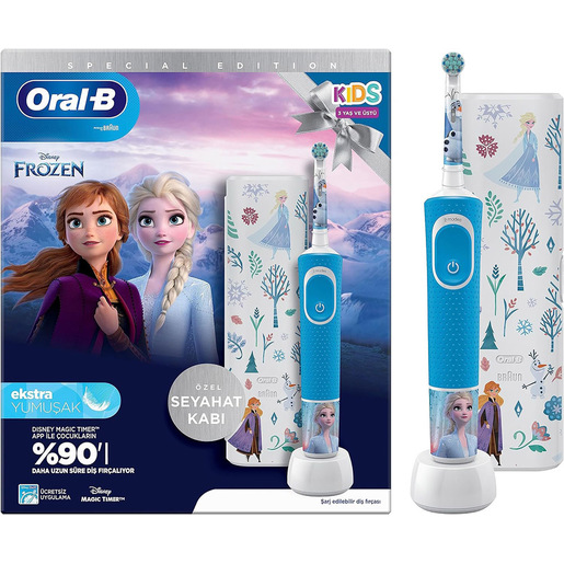 Image of Oral-B Vitality Pro Frozen Bambino Spazzolino rotante-oscillante Nero, Grigio