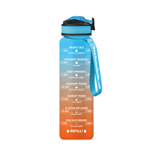 Image of The Steel Bottle MWB1L#5SK borraccia Uso quotidiano 1000 ml Tritan Blu, Arancione