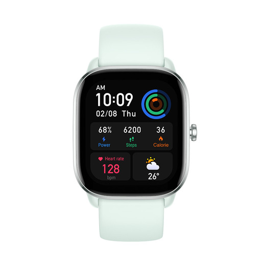 Image of Amazfit GTS 4 mini 4,19 cm (1.65'') AMOLED Digitale 336 x 384 Pixel Touch screen Blu GPS (satellitare)