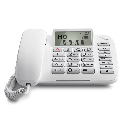 Image of Gigaset DL580 Telefono analogico Bianco Identificatore di chiamata