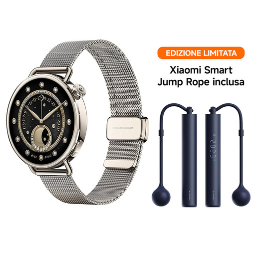 Image of Xiaomi Watch S4 41mm + Jump Rope, Gold 3,35 cm (1.32'') AMOLED Digitale Oro
