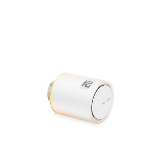 Image of Netatmo Valvola Termostatica Intelligente Aggiuntiva per il Termostato Intelligente e per il Kit di base per riscaldamento centralizzato