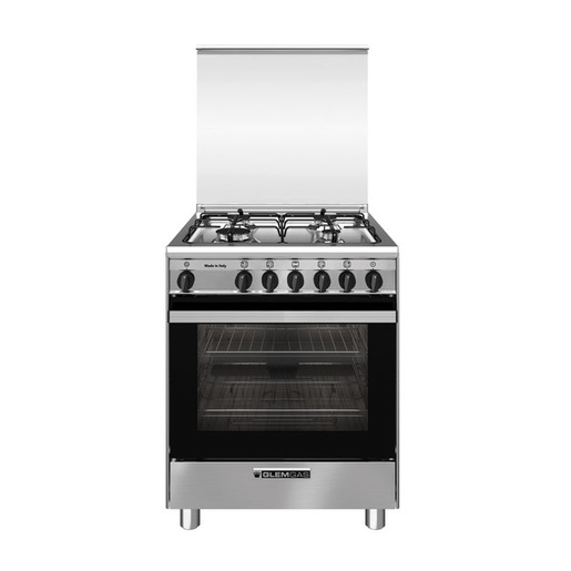 Image of Glem Gas SA66TVI cucina A Acciaio inox  forno GAS Vent
