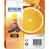 Epson Oranges 33 Y Cartuccia D'inchiostro 1 Pz Originale Resa Standard Giallo-image