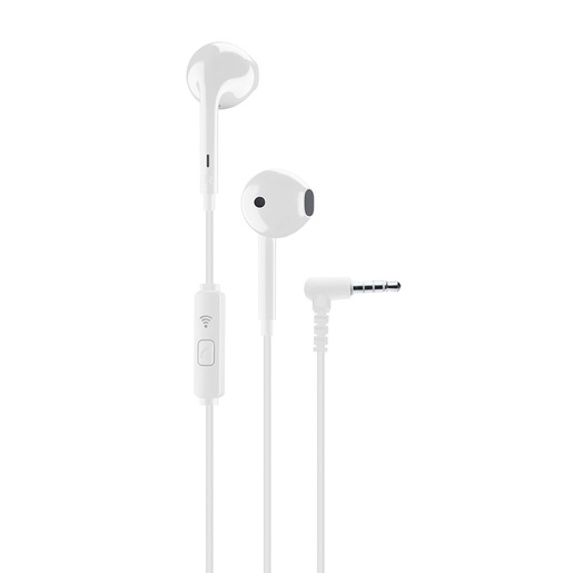 Image of Cellularline VOICE CAPSULE Auricolari a capsula con microfono, tasto di risposta e connettore Jack 3.5mm